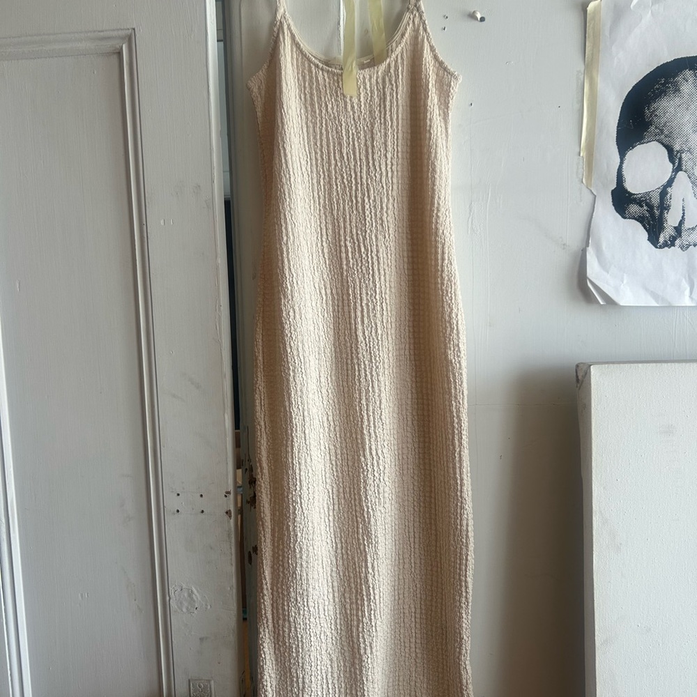 Versatile Cream Midi Dress NEW
